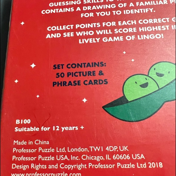 PHRASE DAZE game NEW guessing 50 card set age 12+ professor puzzle brand - Picture 5 of 6